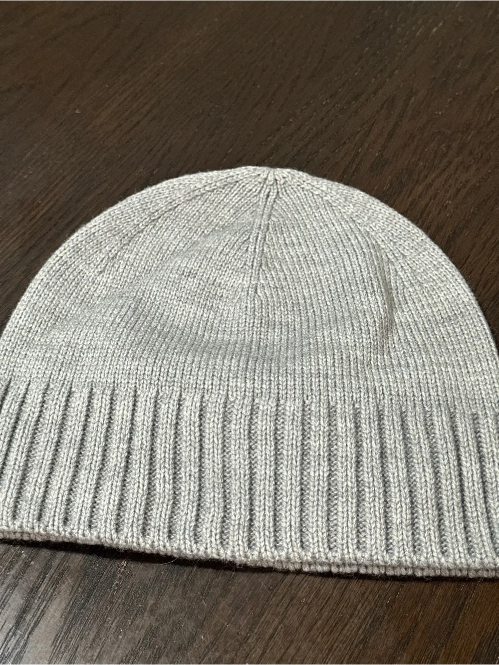 kate spade Gray Knit Kids Hat with Black Bow